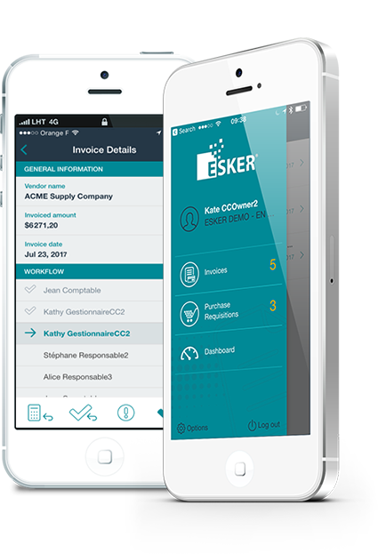 Esker Anywhere mobile app